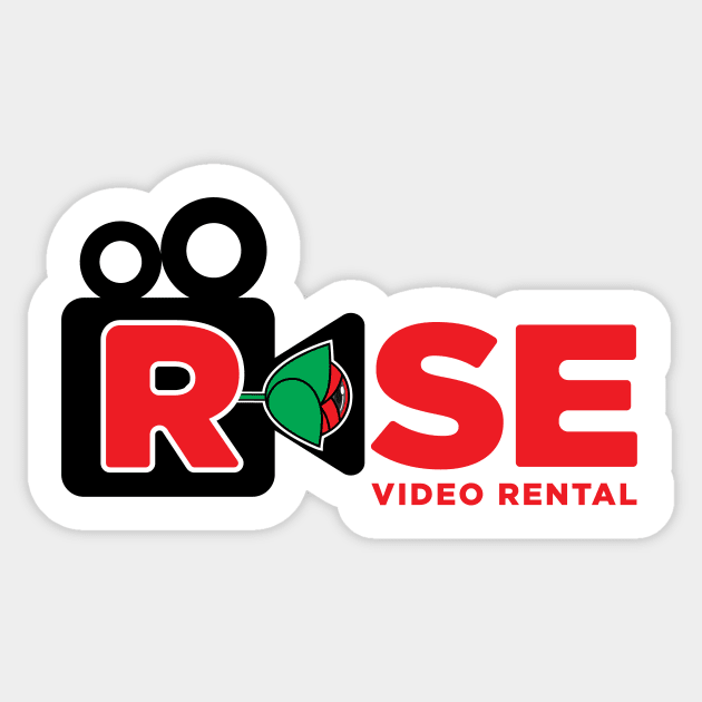 Rose Video Rental Sticker by WigleyAve